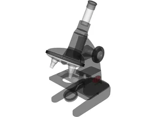 Microscope 3D Model preview