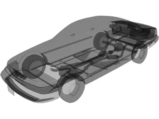 Ford Crown Victoria (1996) 3D Model preview