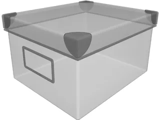 Box 3D Model preview