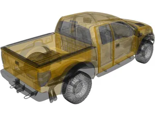 Ford SVT Raptor (2014) 3D Model preview