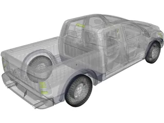 Dodge Ram Rebel (2017) 3D Model preview