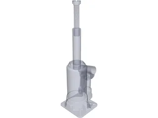 Hydraulic Jack 3D Model preview