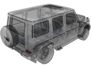 Mercedes-Benz G63 AMG (2019) 3D Model preview