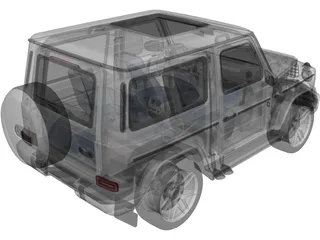 Mercedes-Benz G63 Coupe (2019) 3D Model preview