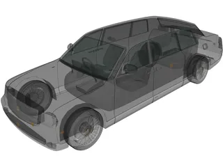 Toyota Century Royal (2006) 3D Model preview