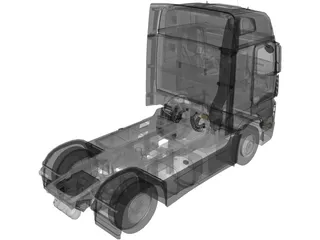 Mercedes-Benz Actros 3D Model preview