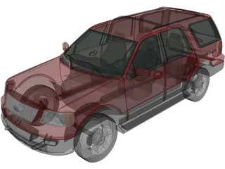 Ford Expedition (2003) 3D Model preview