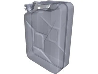Jerry Can 20 Litres 3D Model preview