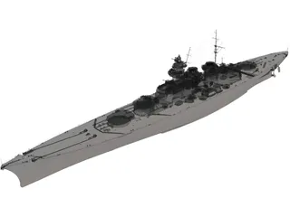 Grosser Kurfurst 3D Model preview