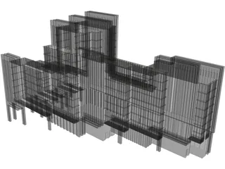 One London Wall Place 3D Model preview