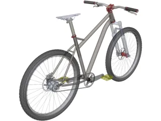 Mountain Bike 3D Model preview