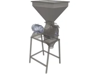 Grain Crusher 3D Model preview