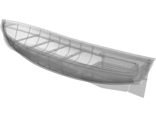 Canoe River 3D Model preview