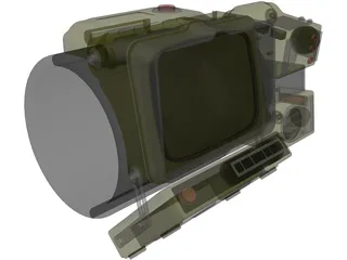 Pip-Boy 2000 3D Model preview