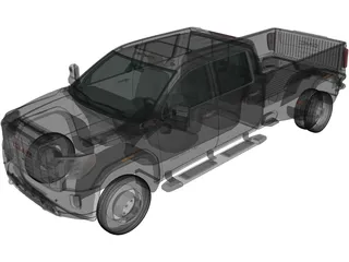 GMC Sierra 3500HD (2019) 3D Model preview