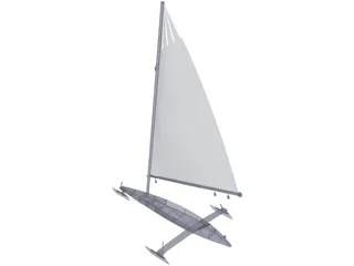 Iceboat DN-60 3D Model preview