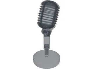 Shure 55 Microphone 3D Model preview