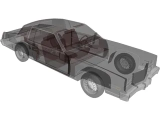 Cadillac Eldorado (1983) 3D Model preview