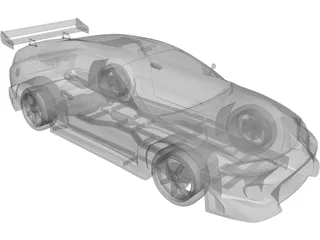 Mitsubishi Eclipse (1995) 3D Model preview