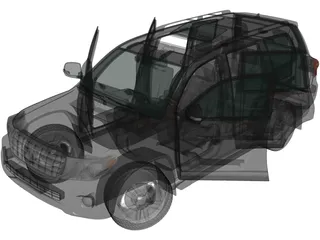 Toyota Land Cruiser [J200] (2012) 3D Model preview