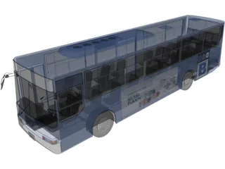 Daewoo Korea Bus 3D Model preview