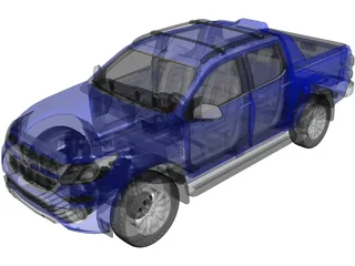 Chevrolet S10 High Country (2018) 3D Model preview