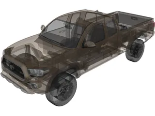 Toyota Tacoma TRD (2016) 3D Model preview