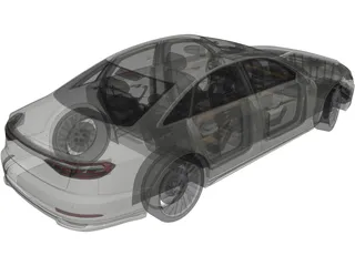 Audi A8 LWB (2018) 3D Model preview