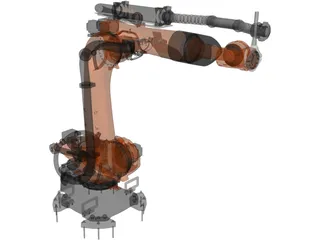 KUKA Quantec KR-120 R2700-2 3D Model preview