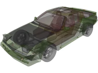 Mitsubishi Starion (1988) 3D Model preview