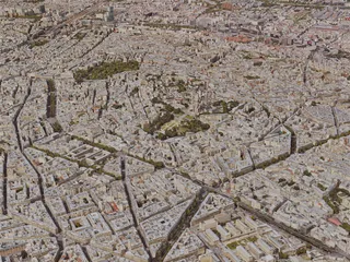 Paris City, France [24M] (2019) 3D Model preview