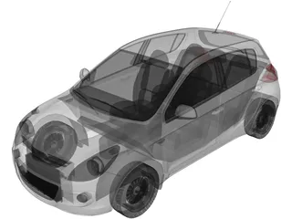 Hyundai i20 3D Model preview