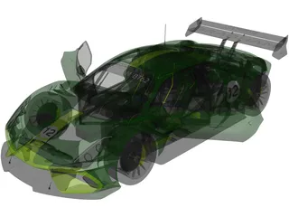 Brabham BT62 (2019) 3D Model preview