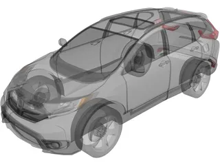 Honda CR-V (2019) 3D Model preview