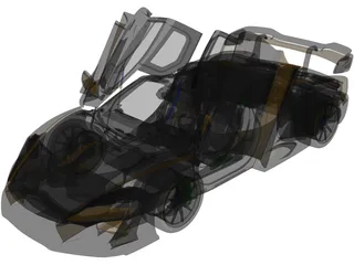 McLaren Senna (2019) 3D Model preview