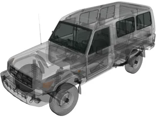 Toyota Land Cruiser (2010) 3D Model preview