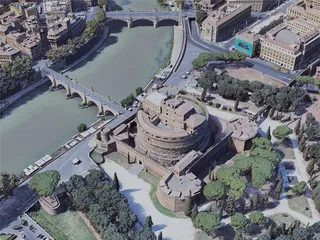 Vatican City, Rome, Italy (2019) 3D Model preview