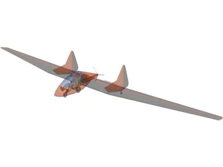 Fauvel AV-361 3D Model preview