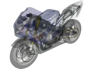 Suzuki GSX-R 1000 (2003) 3D Model preview