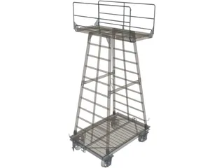 Tower Car 3D Model preview