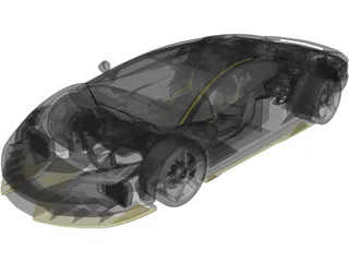 Lamborghini Centenario (2016) 3D Model preview