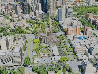 Melbourne City, Australia (2019) 3D Model preview