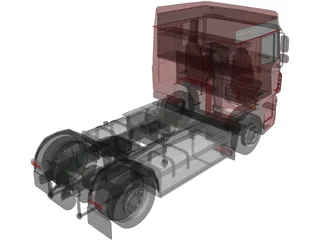 DAF XF 3D Model preview