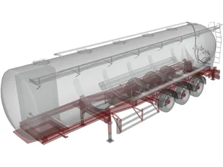 LAG Bulktrailer 3D Model preview