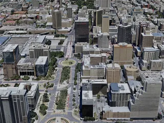 Cape Town City Bowl, South Africa (2019) 3D Model preview
