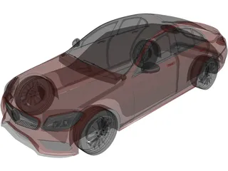 Mercedes-Benz C43 AMG 3D Model preview