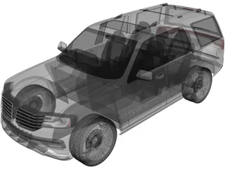 Lincoln Navigator (2015) 3D Model preview