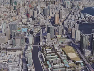 Tokyo City, Japan (2019) 3D Model preview