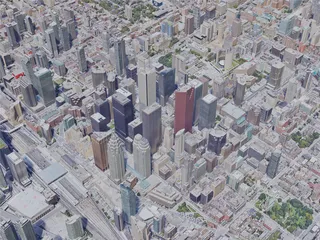 Toronto City, ON, Canada (2019) 3D Model preview