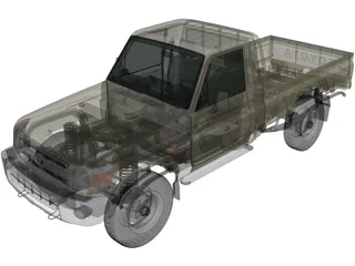 Toyota Land Cruiser [J71] 3D Model preview